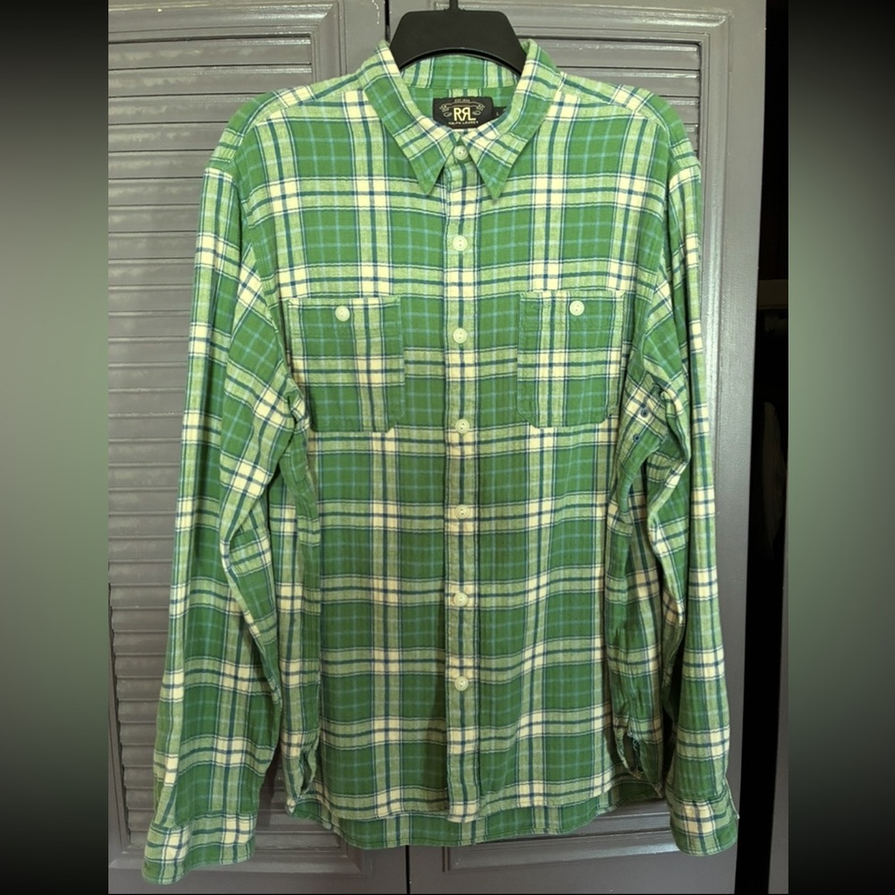 RRL RALPH LAUREN LIGHTWEIGHT COTTON/LINEN BLEND NWOT LARGE